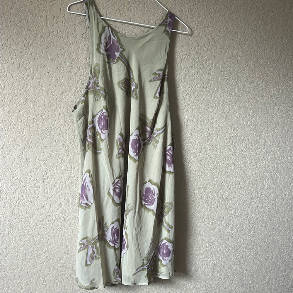 Wild Fable green Scoop Neck Sleeveless Sundress